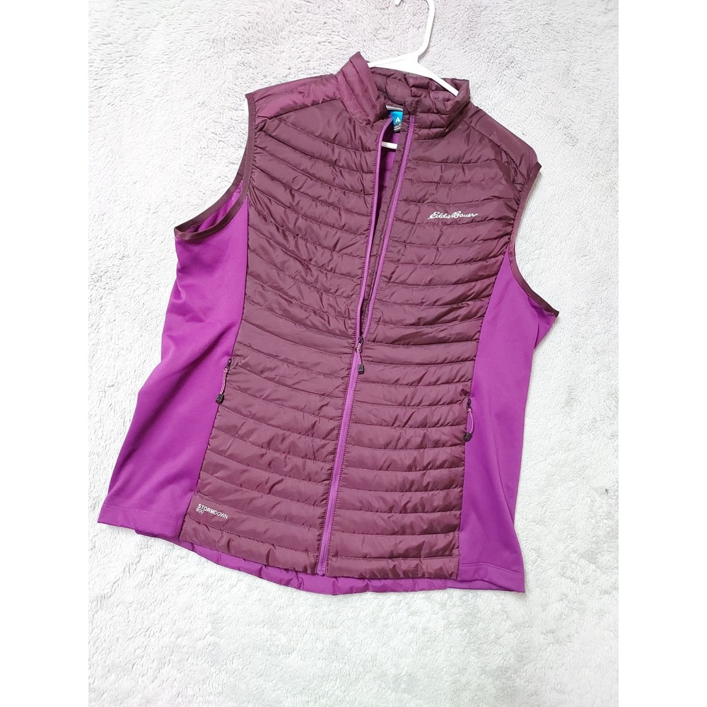 Eddie Bauer First Ascent Jacket Womens TXL XL TALL Stormdown 800 Puffer Purple